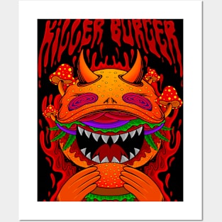 killer burger Posters and Art